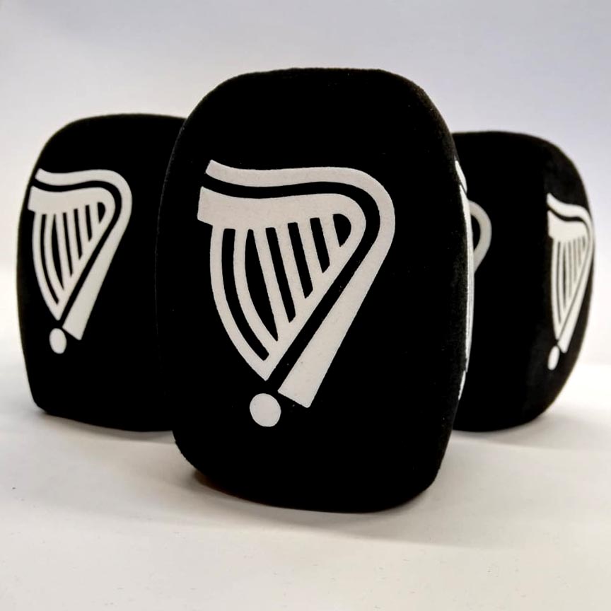 Photo of custom windscreen for Independent.ie, IE - printed microphone windshield by MicWindshields.com