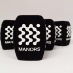 Photo of custom windscreen for Manors, UK - printed microphone windshield by MicWindshields.com