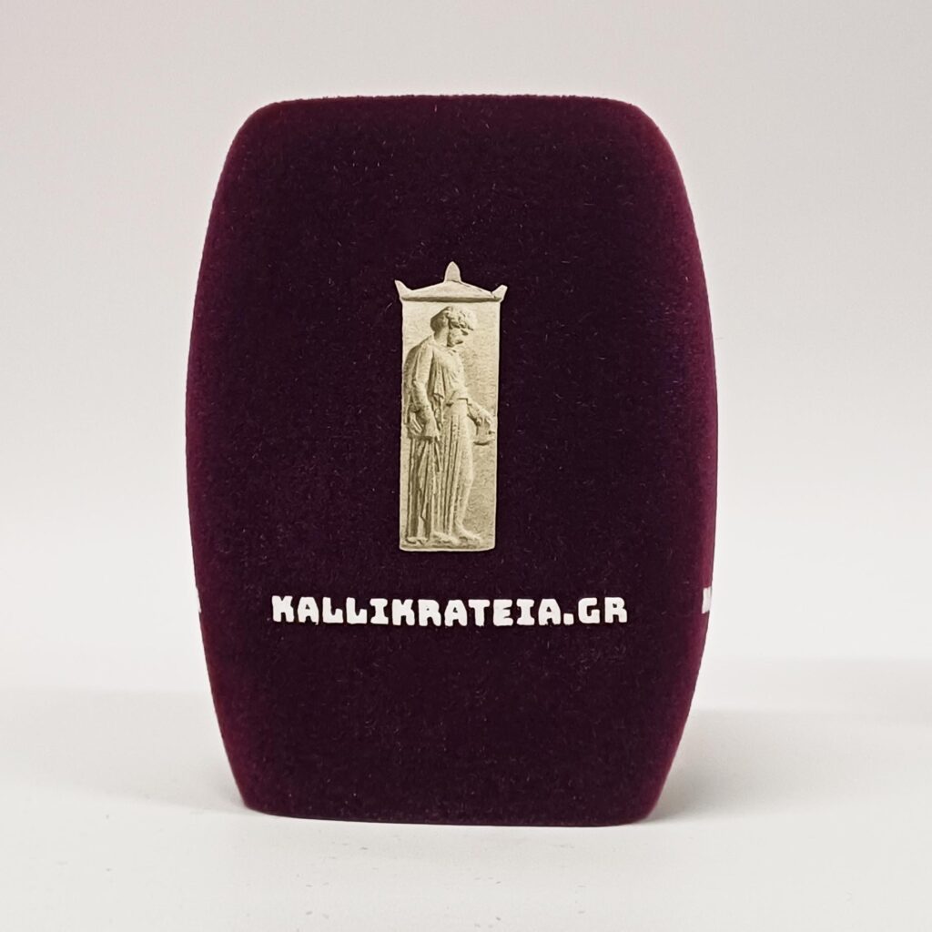 Photo of custom windscreen for Kallikrateia.gr galeria, GR - printed microphone windshield by MicWindshields.com