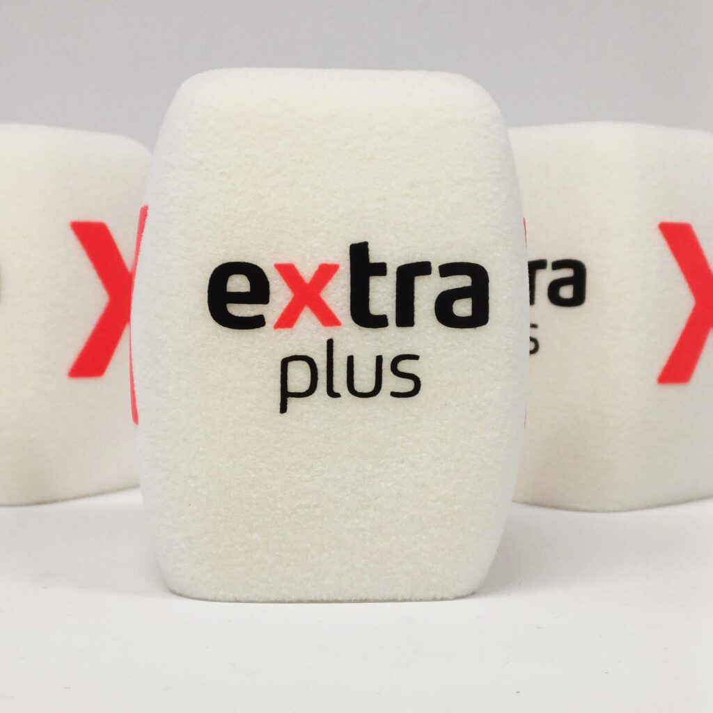 Photo of custom windscreen for Extra plus, SK - printed microphone windshield by MicWindshields.com