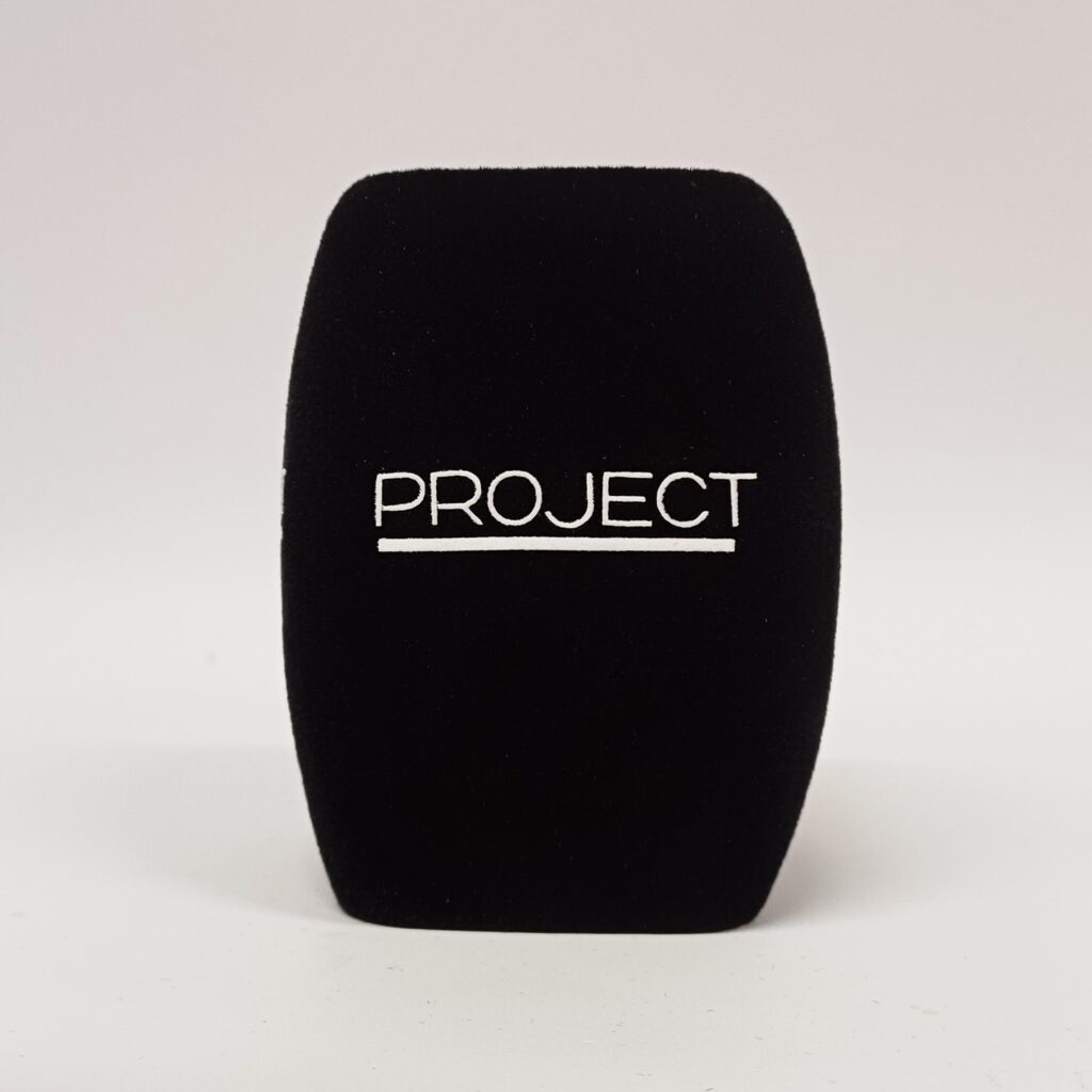 Photo of custom windscreen for Project, US - printed microphone windshield by MicWindshields.com