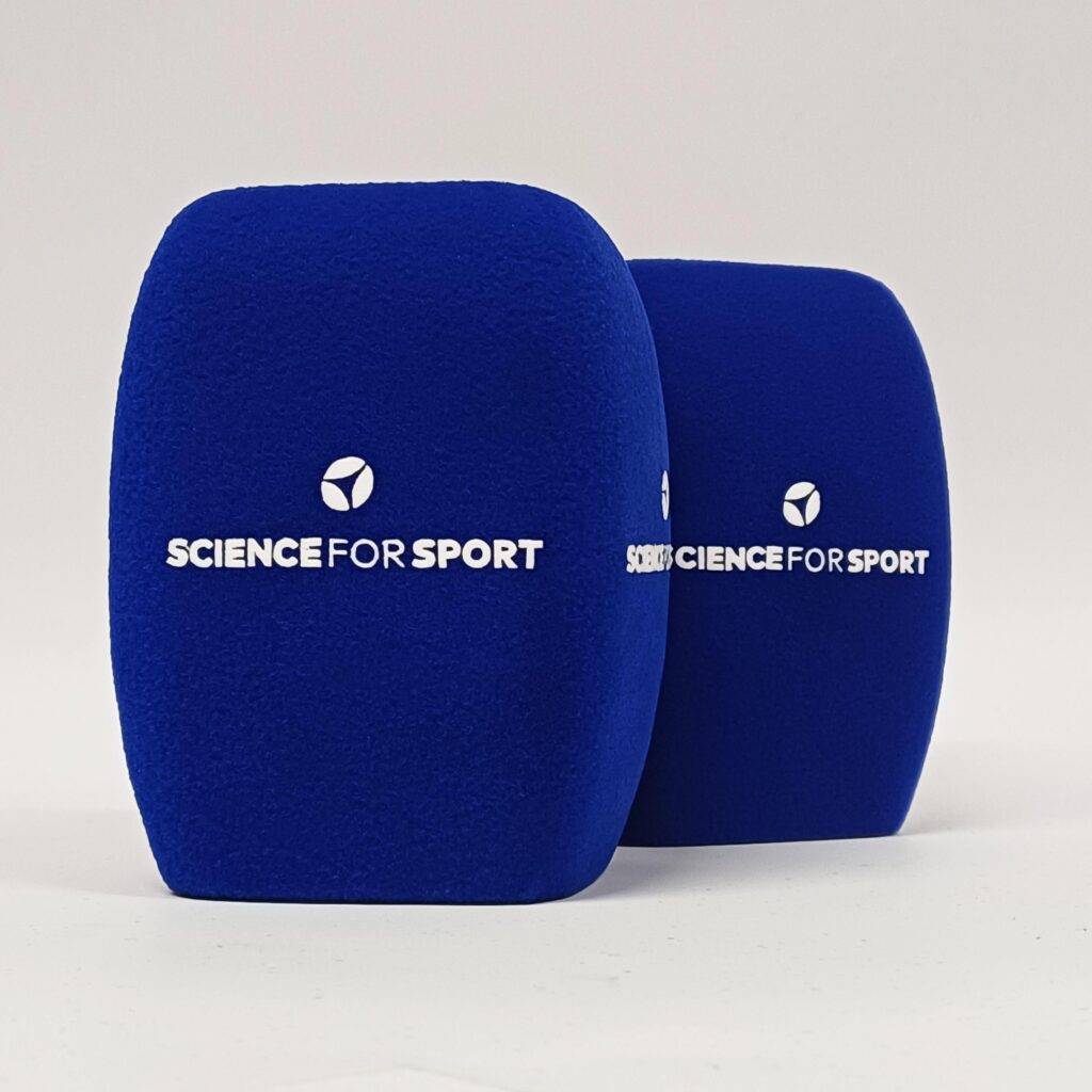 Photo of custom windscreen for Science for Sport, UK - printed microphone windshield by MicWindshields.com