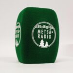 Photo of custom windscreen for Metsä Radio, FI - printed microphone windshield by MicWindshields.com