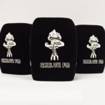 Photo of custom windscreen for Carlow FM, IE - printed microphone windshield by MicWindshields.com