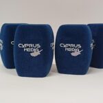 Photo of custom windscreen for Cyprus Media, CY - printed microphone windshield by MicWindshields.com