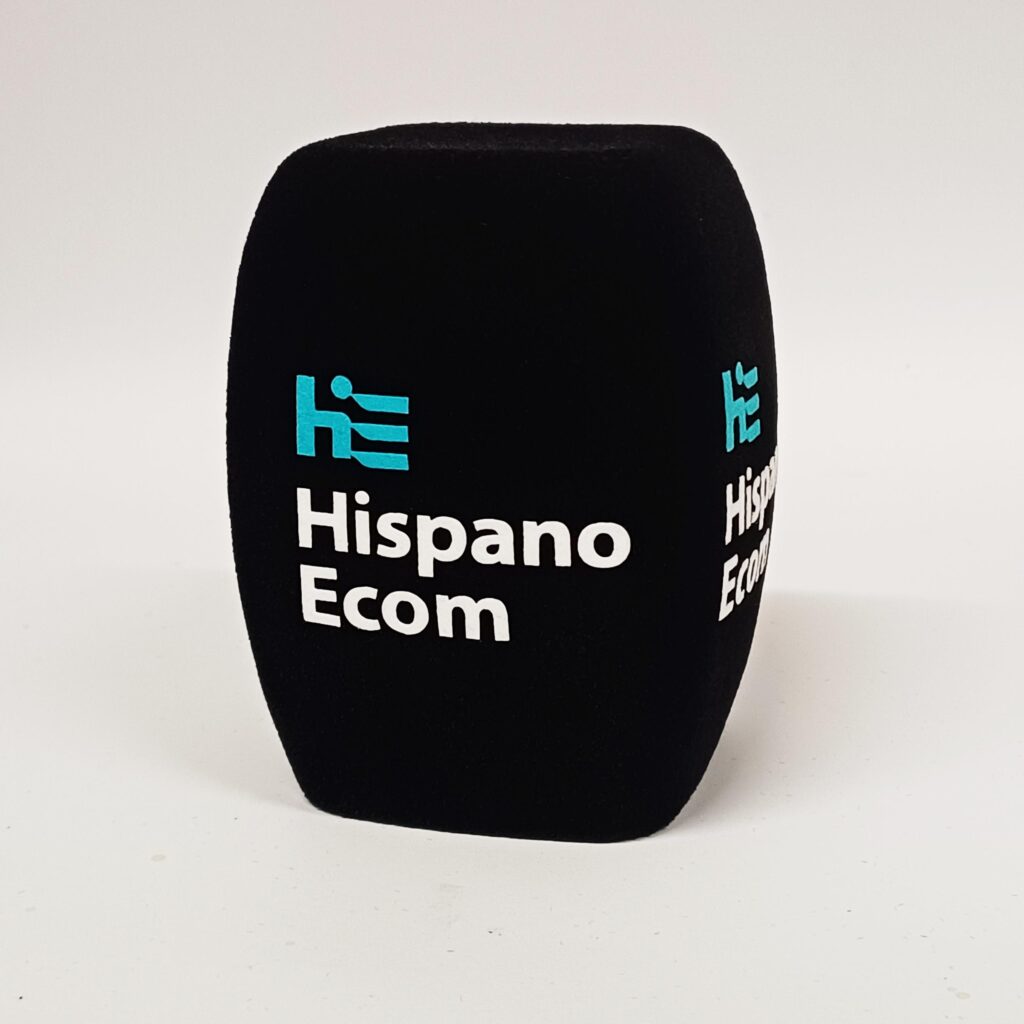 Photo of custom windscreen for Hispano Ecom, ES - printed microphone windshield by MicWindshields.com