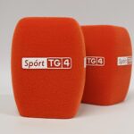 Photo of custom windscreen for Spórt TG4, IE - printed microphone windshield by MicWindshields.com