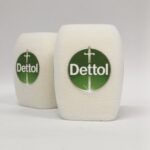 Photo of custom windscreen for Dettol, SA - printed microphone windshield by MicWindshields.com
