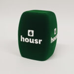 Photo of custom windscreen for Housr, UK - printed microphone windshield by MicWindshields.com