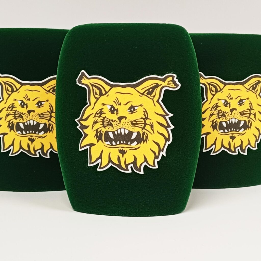 Photo of custom windscreen for Ilves Hockey Oy, FI - printed microphone windshield by MicWindshields.com