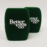 Photo of custom windscreen for Better Eggs, UK - printed microphone windshield by MicWindshields.com