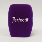 Photo of custom windscreen for Perfectil ®, UK - printed microphone windshield by MicWindshields.com