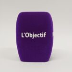 Photo of custom windscreen for L’Objectif, FR - printed microphone windshield by MicWindshields.com