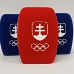 Photo of custom windscreen for SK Olmypics, SK - printed microphone windshield by MicWindshields.com