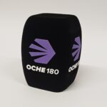 Photo of custom windscreen for Oche 180, UK - printed microphone windshield by MicWindshields.com