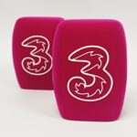 Photo of custom windscreen for 3, IE - printed microphone windshield by MicWindshields.com