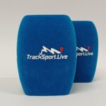 Photo of custom windscreen for TrackSport.live, BG - printed microphone windshield by MicWindshields.com