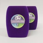 Photo of custom windscreen for Lets Talk LOIW, IE - printed microphone windshield by MicWindshields.com