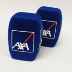 Photo of custom windscreen for AXA, IE - printed microphone windshield by MicWindshields.com