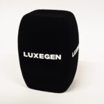 Photo of custom windscreen for Luxegen, UK - printed microphone windshield by MicWindshields.com