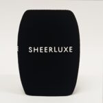 Photo of custom windscreen for Sheerluxe, UK - printed microphone windshield by MicWindshields.com