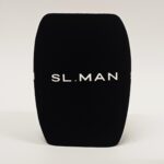 Photo of custom windscreen for SL.MAN, UK - printed microphone windshield by MicWindshields.com