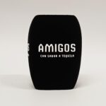 Photo of custom windscreen for Amigos - Con sabol a Tequila, UK - printed microphone windshield by MicWindshields.com