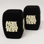 Photo of custom windscreen for Alta Joda Fest, US - printed microphone windshield by MicWindshields.com