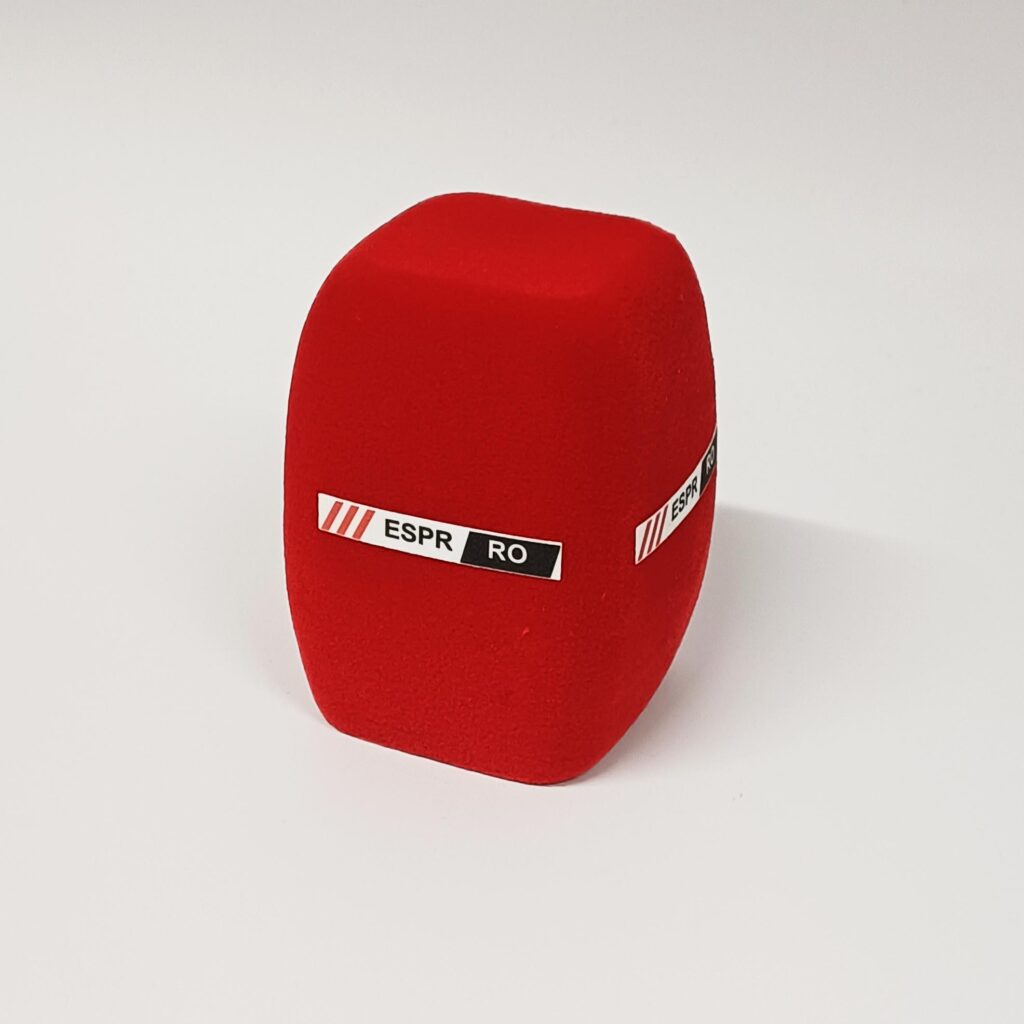 Photo of custom windscreen for Espr.ro, RO - printed microphone windshield by MicWindshields.com