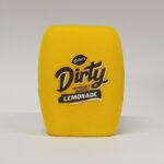 Photo of custom windscreen for Mike's Dirty Lemonade, UK - printed microphone windshield by MicWindshields.com