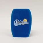 Photo of custom windscreen for Clifden Summer Fest, IE - printed microphone windshield by MicWindshields.com