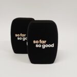 Photo of custom windscreen for So far, so good, IE - printed microphone windshield by MicWindshields.com
