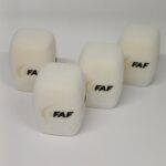 Photo of custom windscreen for IFAF, DE - printed microphone windshield by MicWindshields.com