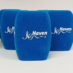 Photo of custom windscreen for Haven, UK - printed microphone windshield by MicWindshields.com