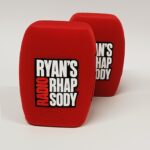 Photo of custom windscreen for Ryan's Rhapsody Radio, AE - printed microphone windshield by MicWindshields.com