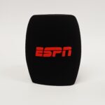 Photo of custom windscreen for ESPN, US - printed microphone windshield by MicWindshields.com