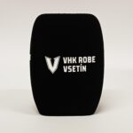 Photo of custom windscreen for VHK Robe Vsetín, CZ - printed microphone windshield by MicWindshields.com