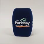 Photo of custom windscreen for The Parkway Shopping Centre, IE - printed microphone windshield by MicWindshields.com