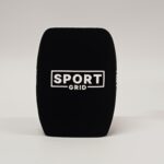 Photo of custom windscreen for Sport Grid, UK - printed microphone windshield by MicWindshields.com