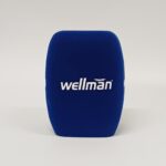 Photo of custom windscreen for Wellman®, UK - printed microphone windshield by MicWindshields.com