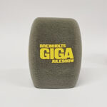 Photo of custom windscreen for Breinholts GIGA Juleshow, DK - printed microphone windshield by MicWindshields.com