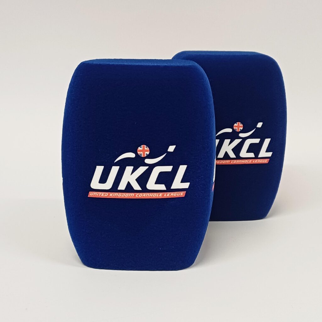 Photo of custom windscreen for UKCL, UK - printed microphone windshield by MicWindshields.com