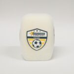 Photo of custom windscreen for Hypotheek Company Futsal, NL - printed microphone windshield by MicWindshields.com
