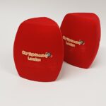 Photo of custom windscreen for City Sightseeing London, UK - printed microphone windshield by MicWindshields.com