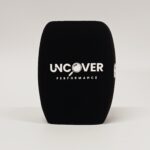 Photo of custom windscreen for Uncover Performance, UK - printed microphone windshield by MicWindshields.com